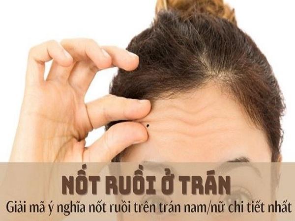 Ý nghĩa của nốt ruồi trên trán theo nhân tướng học