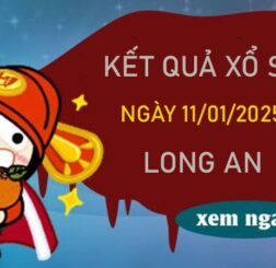 Thống kê kết quả XSLA ngày 11/1/2025 thứ 7 hôm nay